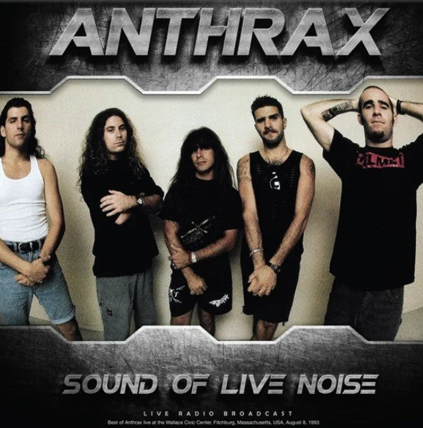 Anthrax – Sound Of Live Noise LP  Album vinyl record 2022 on Cult Legends