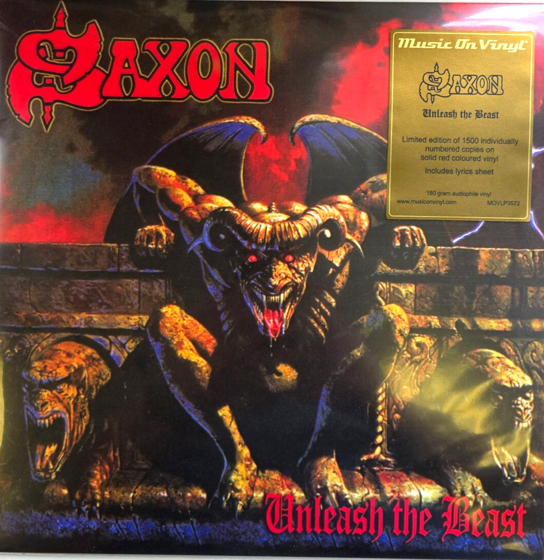 SAXON Unleash The Beast LP Album vinyl record limited Red numbered 180gram 2025