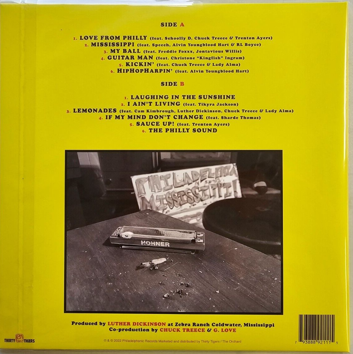 G. Love – Philadelphia Mississippi LP Album vinyl record 2022 hip hop blues