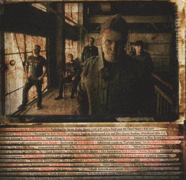 Atreyu Congregation Of The Damned CD Album 2009 on	Roadrunner Records