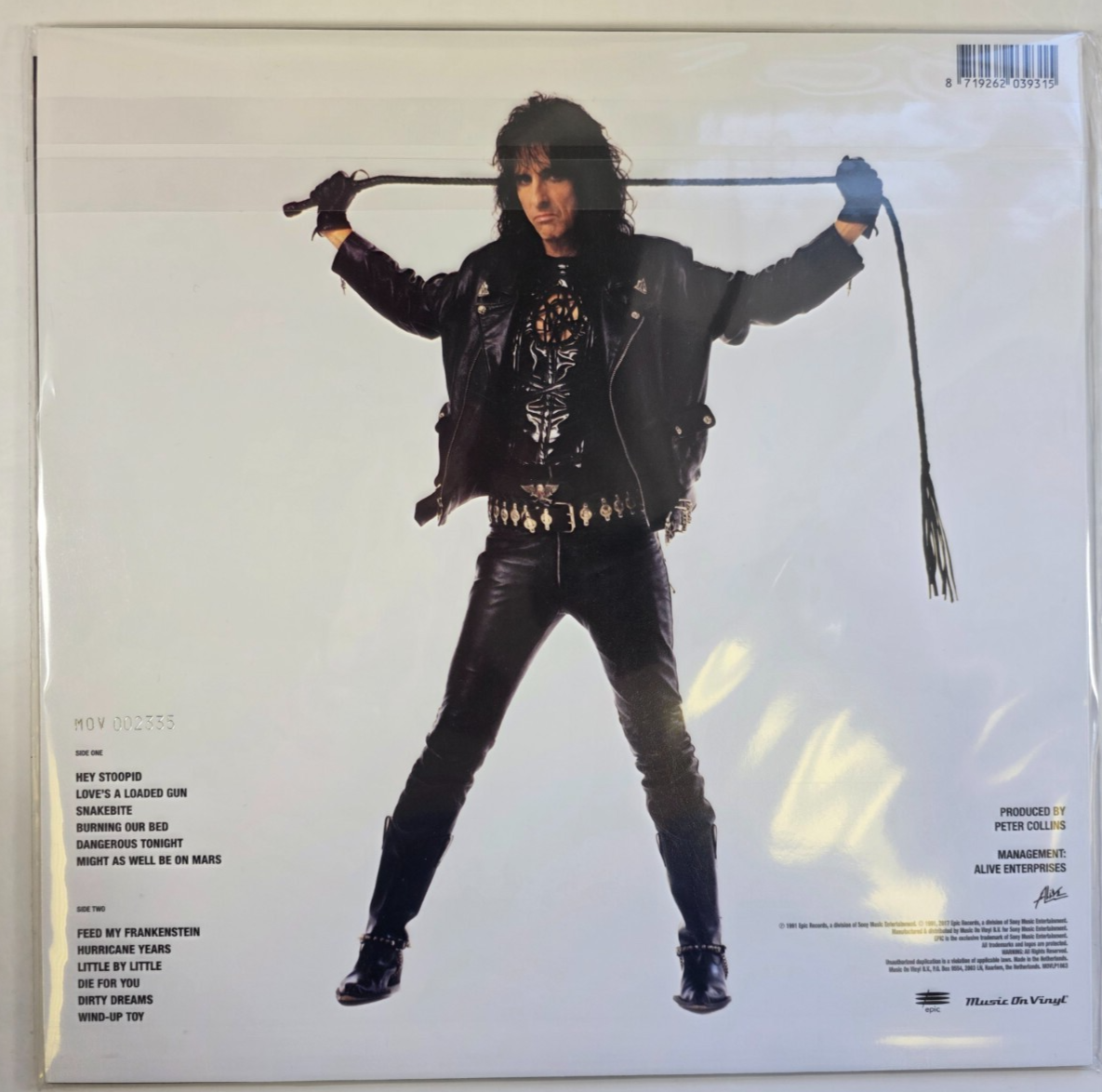 Alice Cooper Hey Stoopid LP Album vinyl record limited pink numbered 180g 2025