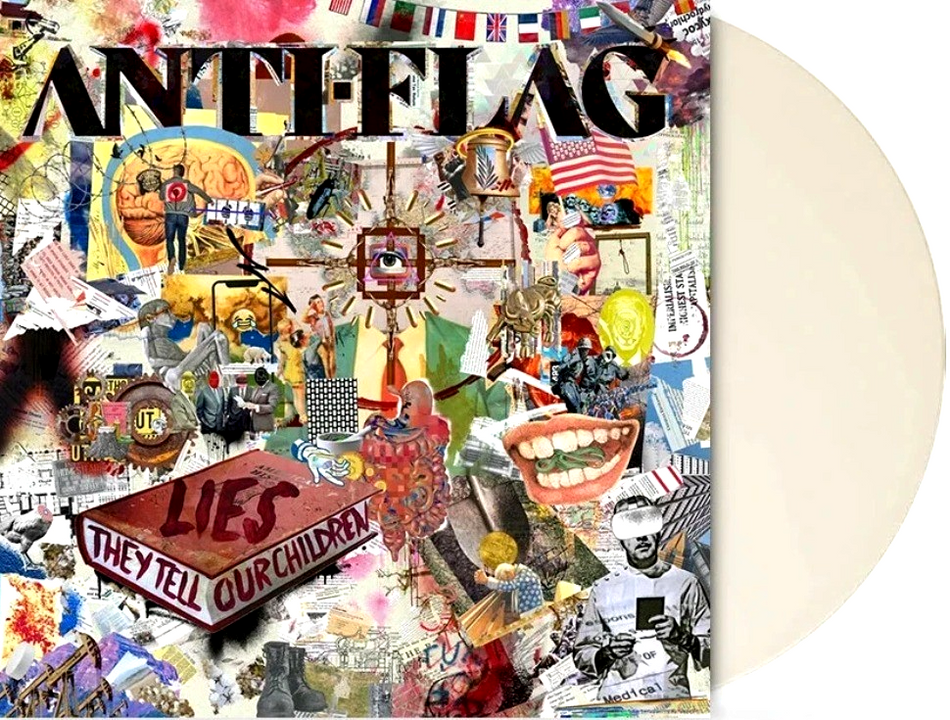 Anti-Flag  Lies They Tell Our Children LP Album vinyl 2023 limited bone coloured