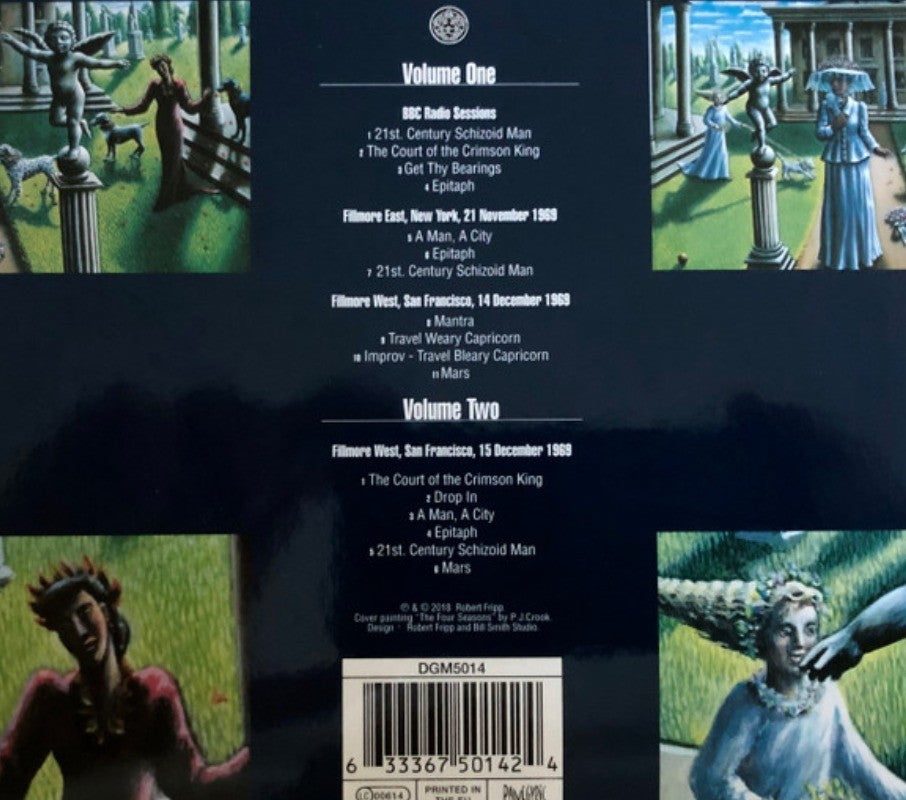 King Crimson  Epitaph Volumes One & Two CD 2 x CD Album reissue in 2018