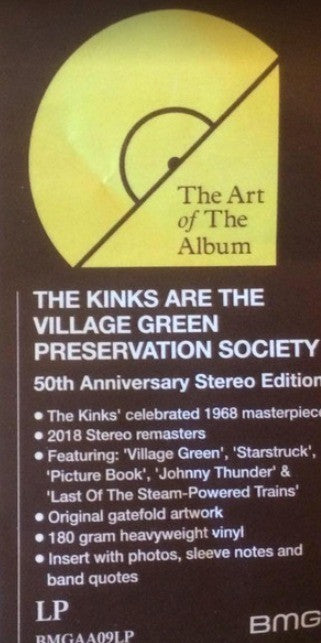 The Kinks Are The Village Green Preservation Society LP Album vinyl record