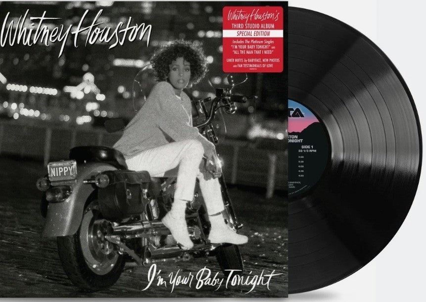 Whitney Houston I'm Your Baby Tonight  LP Album vinyl record 2023 reissue