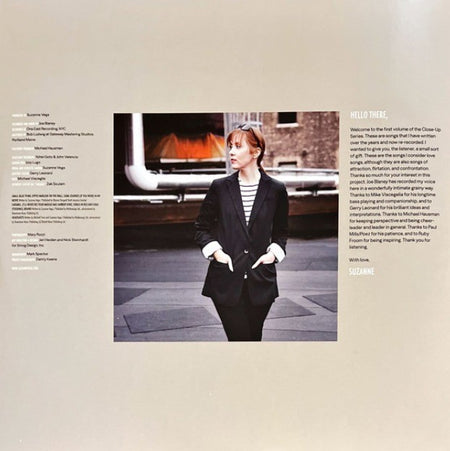 Suzanne Vega Close-Up Vol 1 Love Songs LP Album vinyl record 2022 reissue 180g
