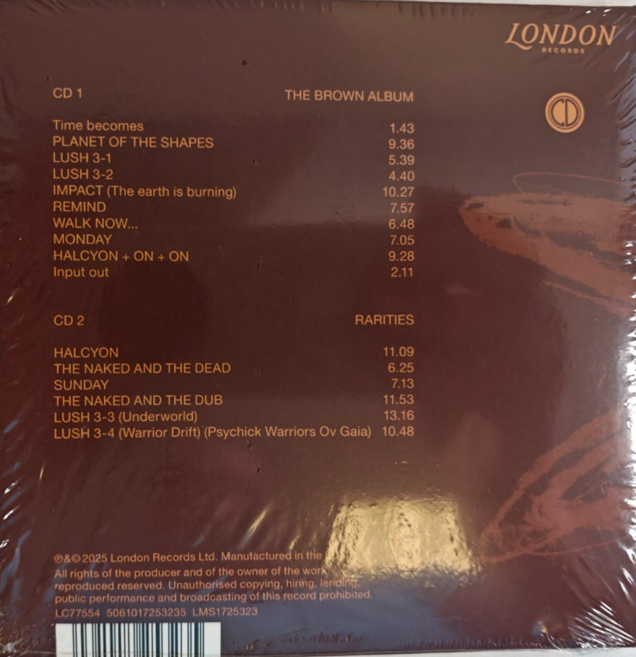 Orbital Orbital CD Album 2025 Expanded reissue compilation in digipak techno