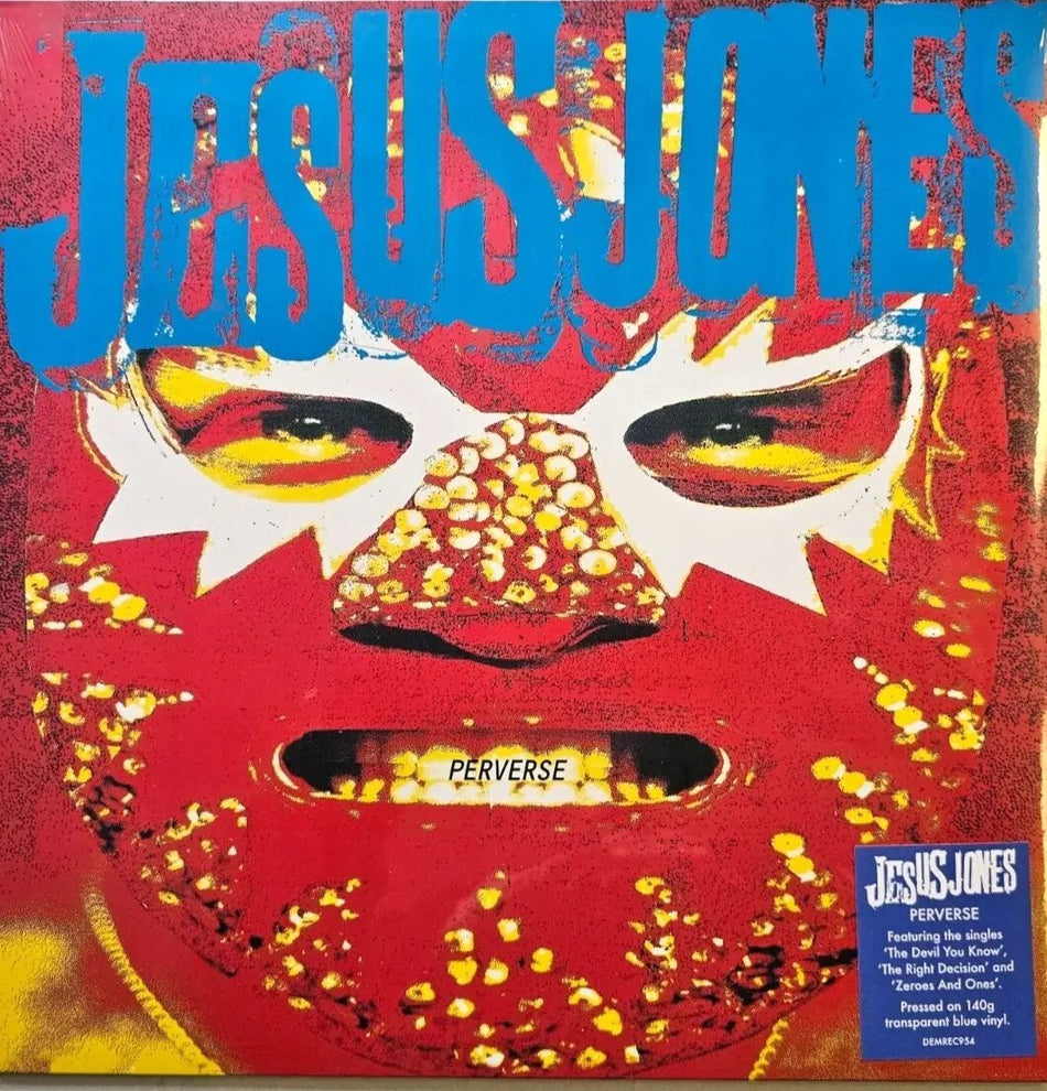 Jesus Jones Perverse 2022 limited Blue LP Album vinyl record NEW on demon