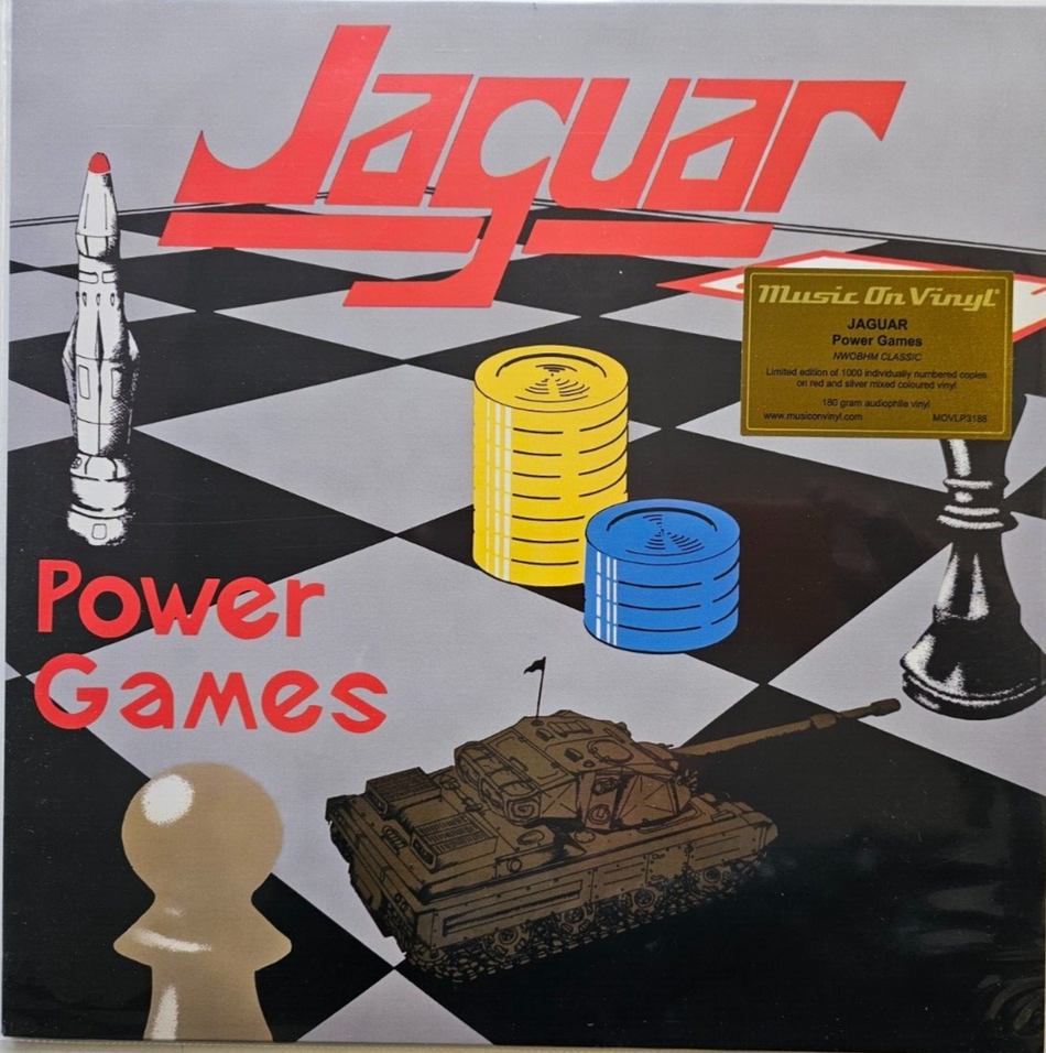 Jaguar: Power Games limited marbled numbered LP Album vinyl record NEW 2023