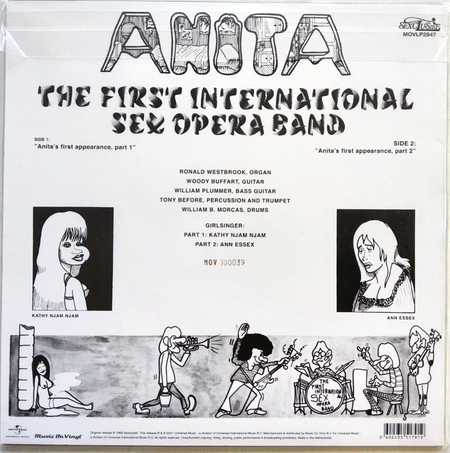 The First International Sex Opera Band – Anita Limited RSD LP Album vinyl record
