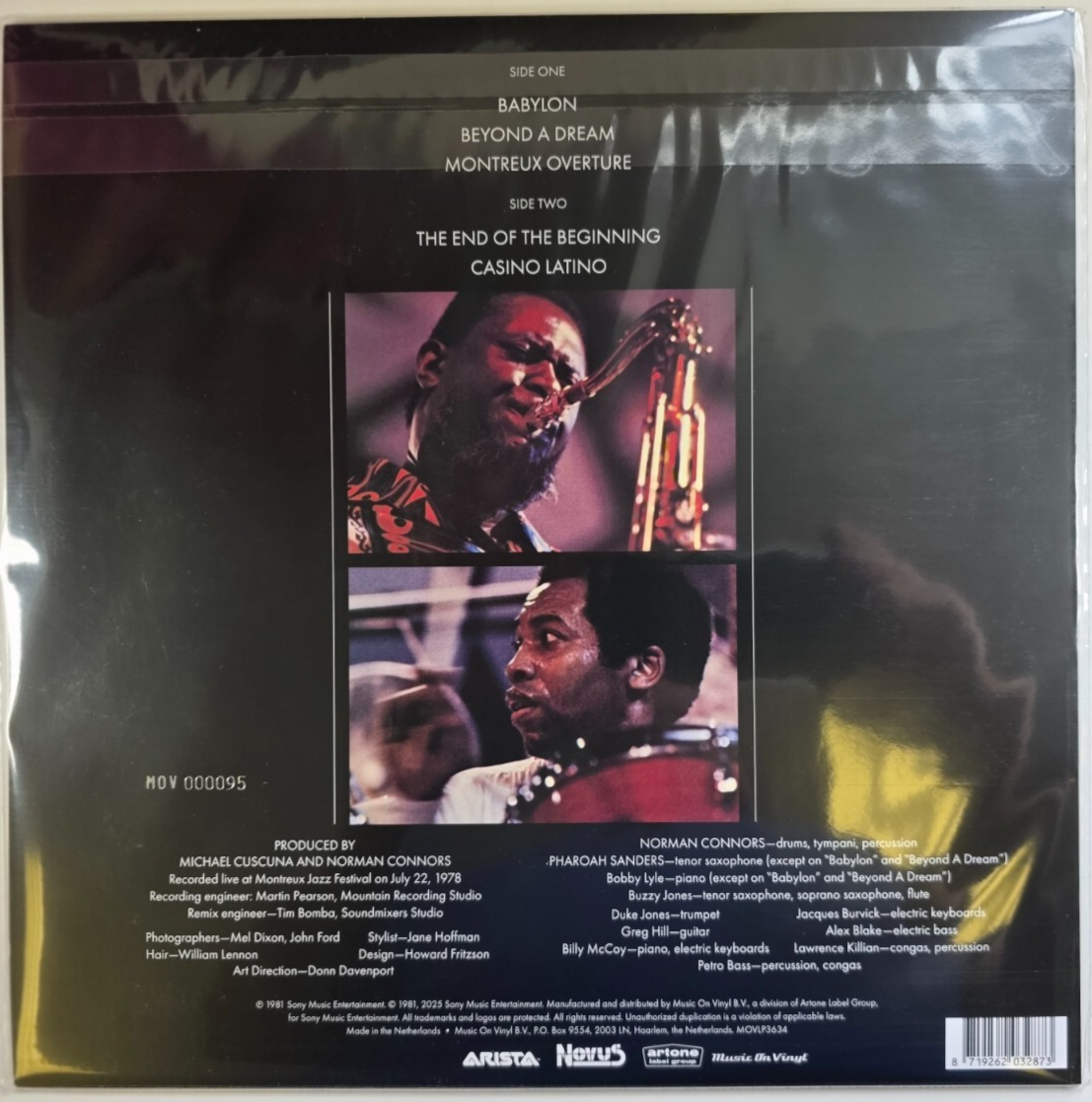 Pharoah Sanders & Norman Connors Beyond A Dream LP Album vinyl record Blue 2025