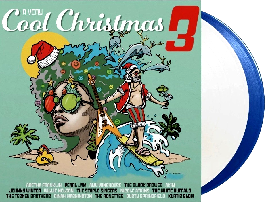 A Very Cool Christmas 3 LP Album vinyl record limited coloured compilation 2021