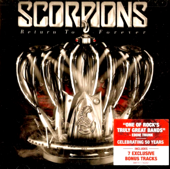 Scorpions – Return To Forever CD Album 2015 US Import on Sony Music