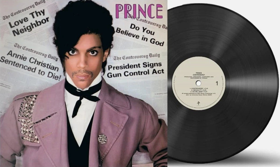 Prince Controversy LP Album vinyl record 2011 remastered reissue on Warner