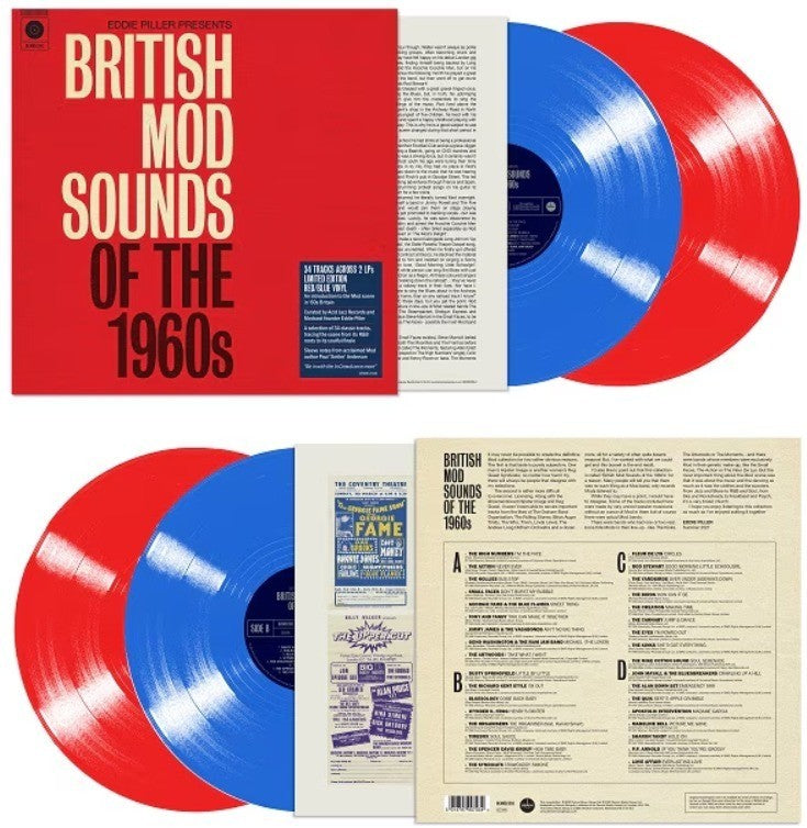 Eddie Piller British Mod Sounds Of The 1960s LP Album vinyl record coloured 2022