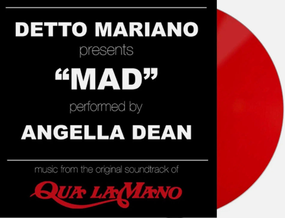 Detto Mariano Featuring Angella Dean Mad  12" vinyl record limited Red 2025