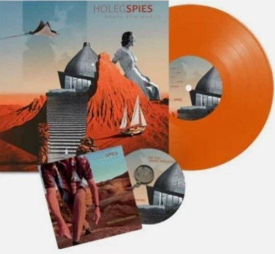 Holeg Spies Brave New World LP Album vinyl 2023 Limited Orange on Liquid Sound