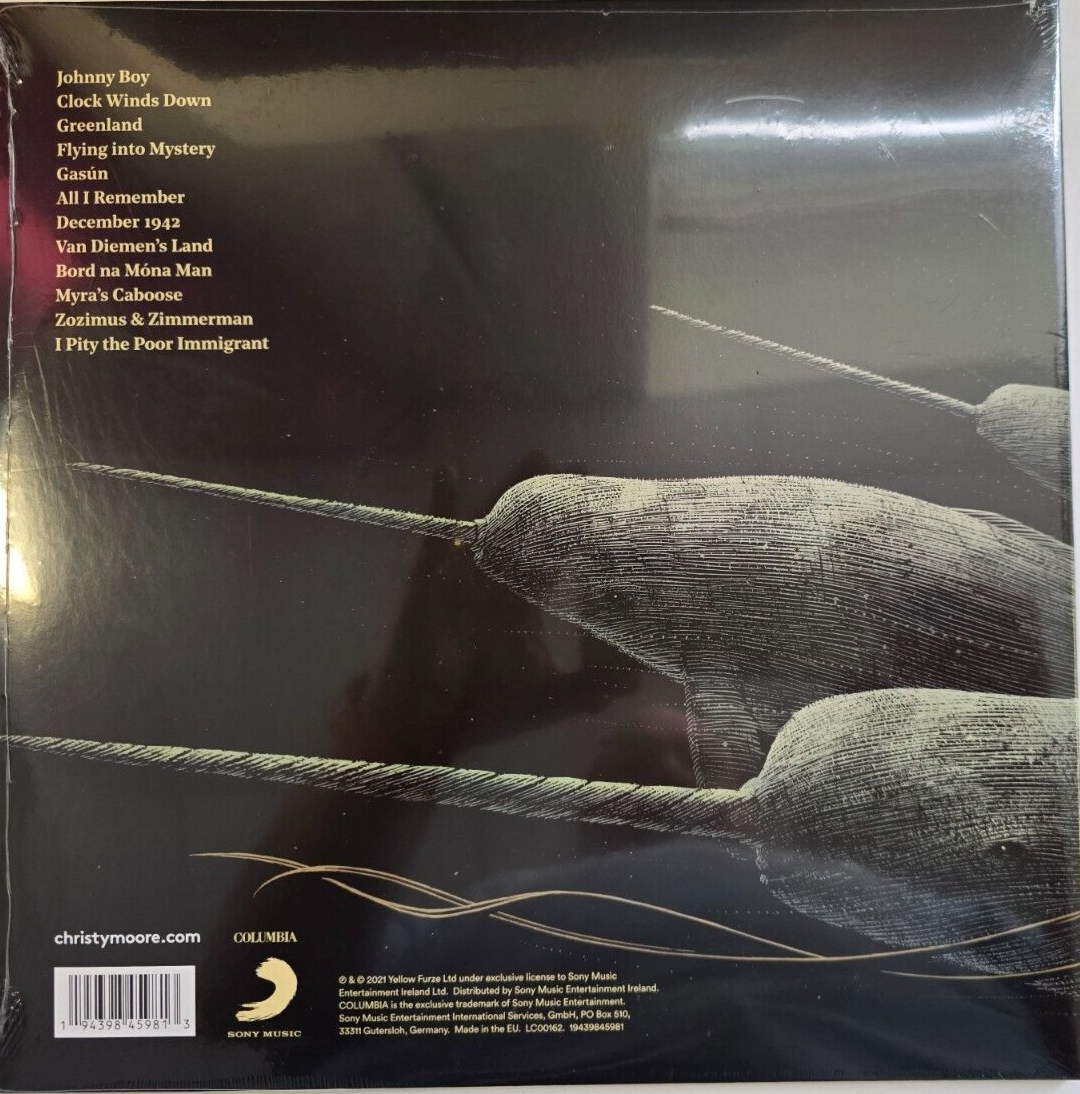 Christy Moore Flying Into Mystery LP  album vinyl record 2021 on Columbia