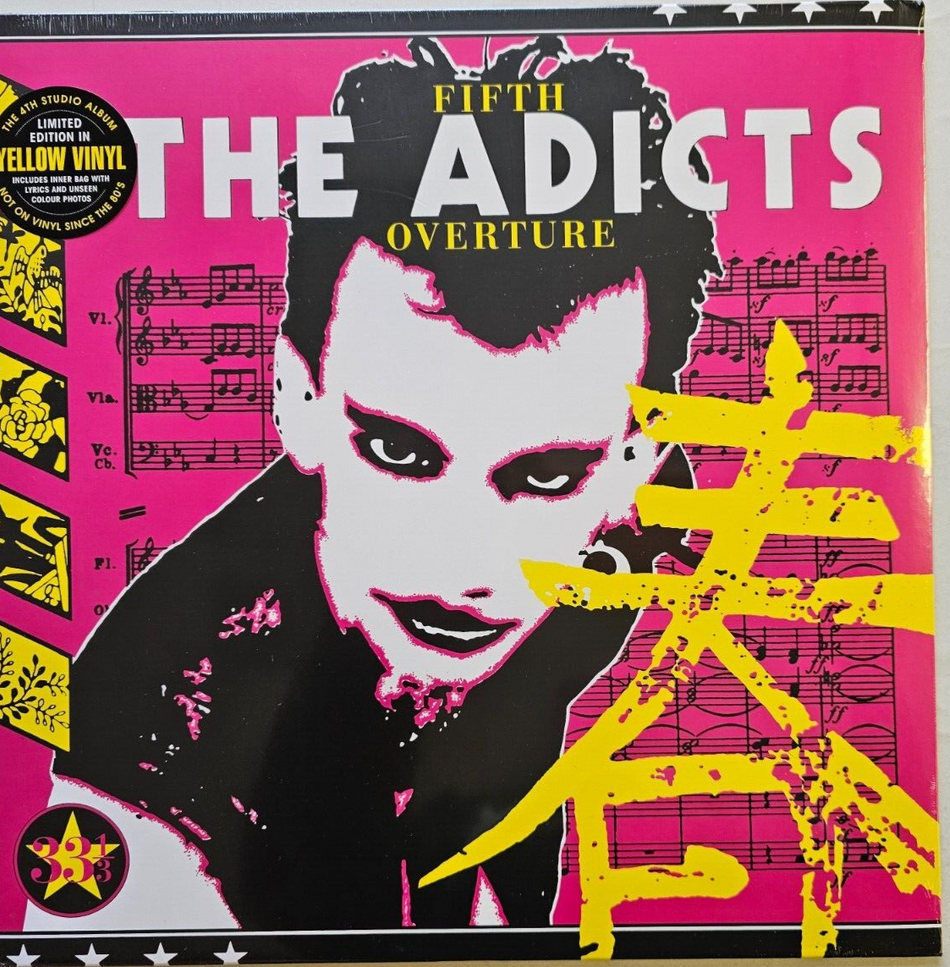 The Adicts Fifth Overture limited RSD Yellow LP Album vinyl record reissue new