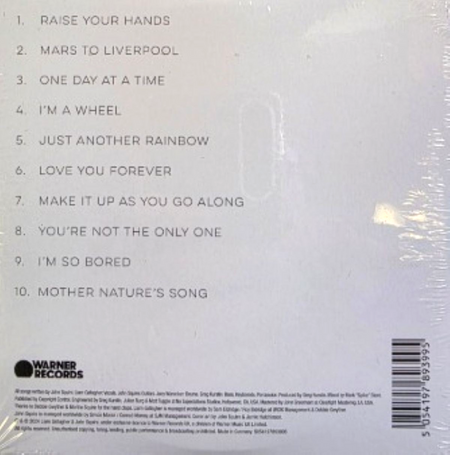Liam Gallagher John Squire 2024 CD Album Warner Records Rock Music in digipak