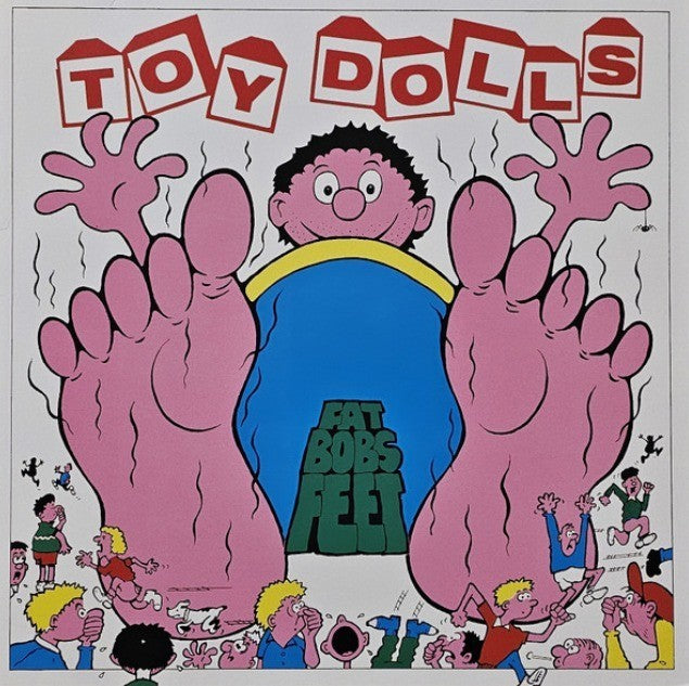 Toy Dolls Fat Bob's Feet Vinyl LP Album Reissue limited Blue with Poster 2023 Oi