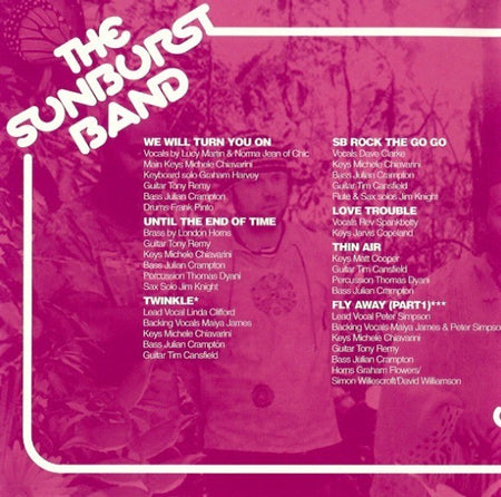 Joey Negro Presents The Sunburst Band Until The End Of Time CD Album Z Records