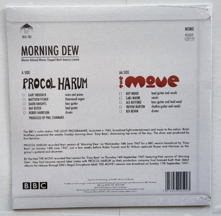 Procol Harum, The Move – Morning Dew At The BBC: 1967 RSD 2019 7" Vinyl record