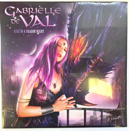 Gabrielle De Val Koenzen Kiss in a Dragon Night LP vinyl record picture disc
