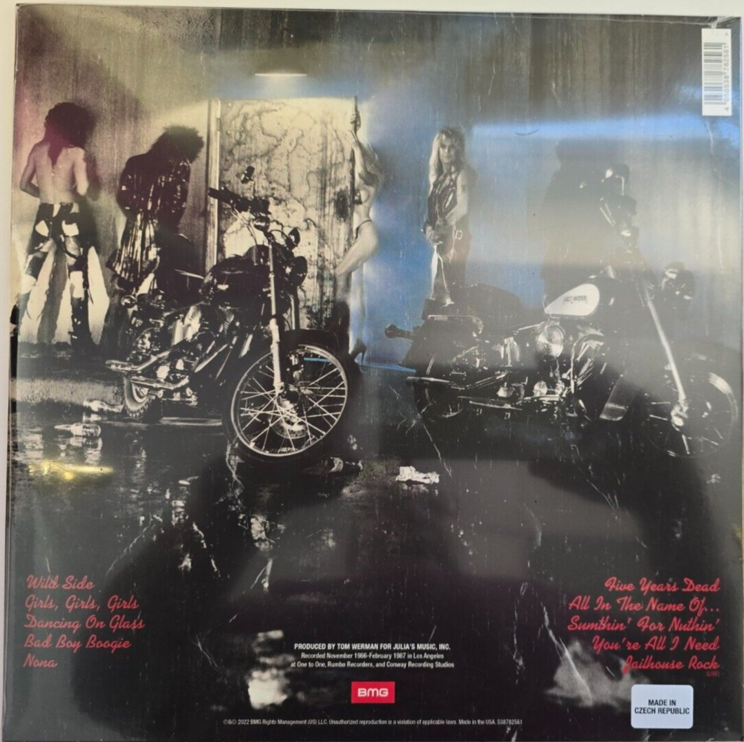 Motley Crue – Girls, Girls, Girls LP Album vinyl record remastered 40th reissue