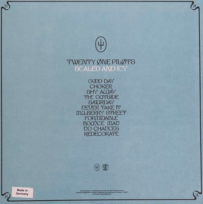 Twenty One Pilots Scaled And Icy LP Album vinyl record black Argentinian import