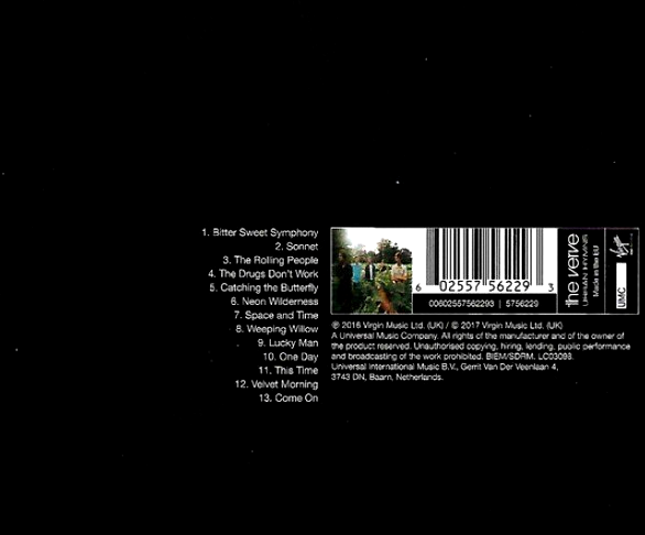 The Verve – Urban Hymns CD Album 2017 remastered reissue on UMC