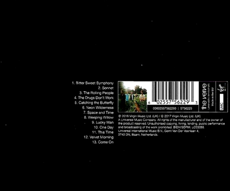 The Verve – Urban Hymns CD Album 2017 remastered reissue on UMC
