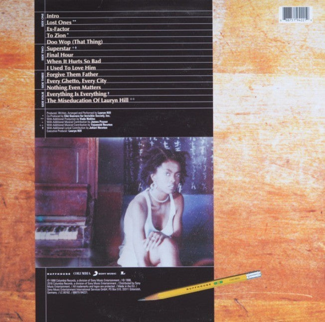 Lauryn Hill The Miseducation Of Lauryn Hill LP Album vinyl record 2016 reissue