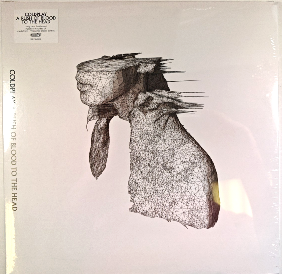 Coldplay A Rush Of Blood To The Head LP Album Vinyl Record limited clear 2025