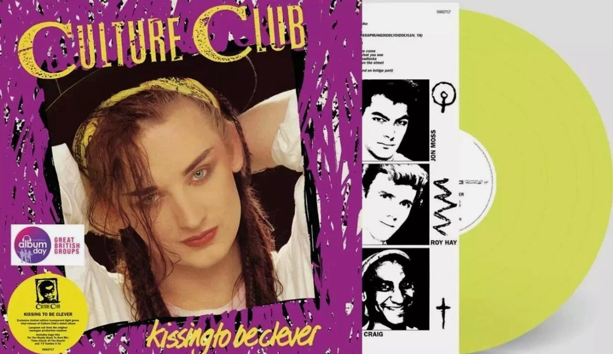 Culture Club Kissing To Be Clever LP Album vinyl record limited yellow reissue