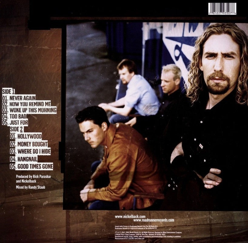 Nickelback – Silver Side Up LP Album vinyl record 2017 reissue on	Roadrunner