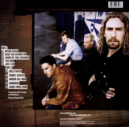 Nickelback – Silver Side Up LP Album vinyl record 2017 reissue on	Roadrunner