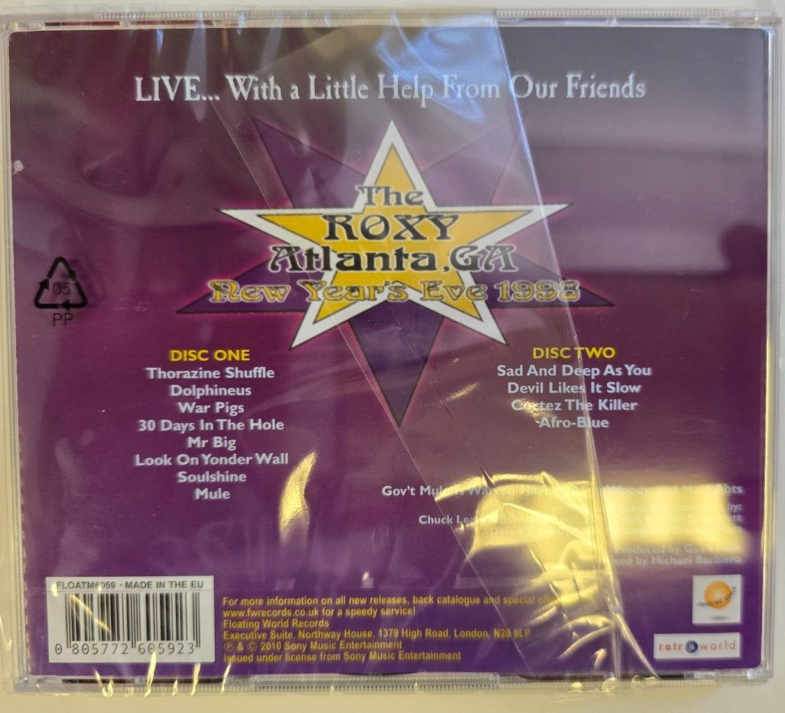 Gov't Mule  Live With A Little Help From Our Friends Gov't Mule 2 CD Album 2010