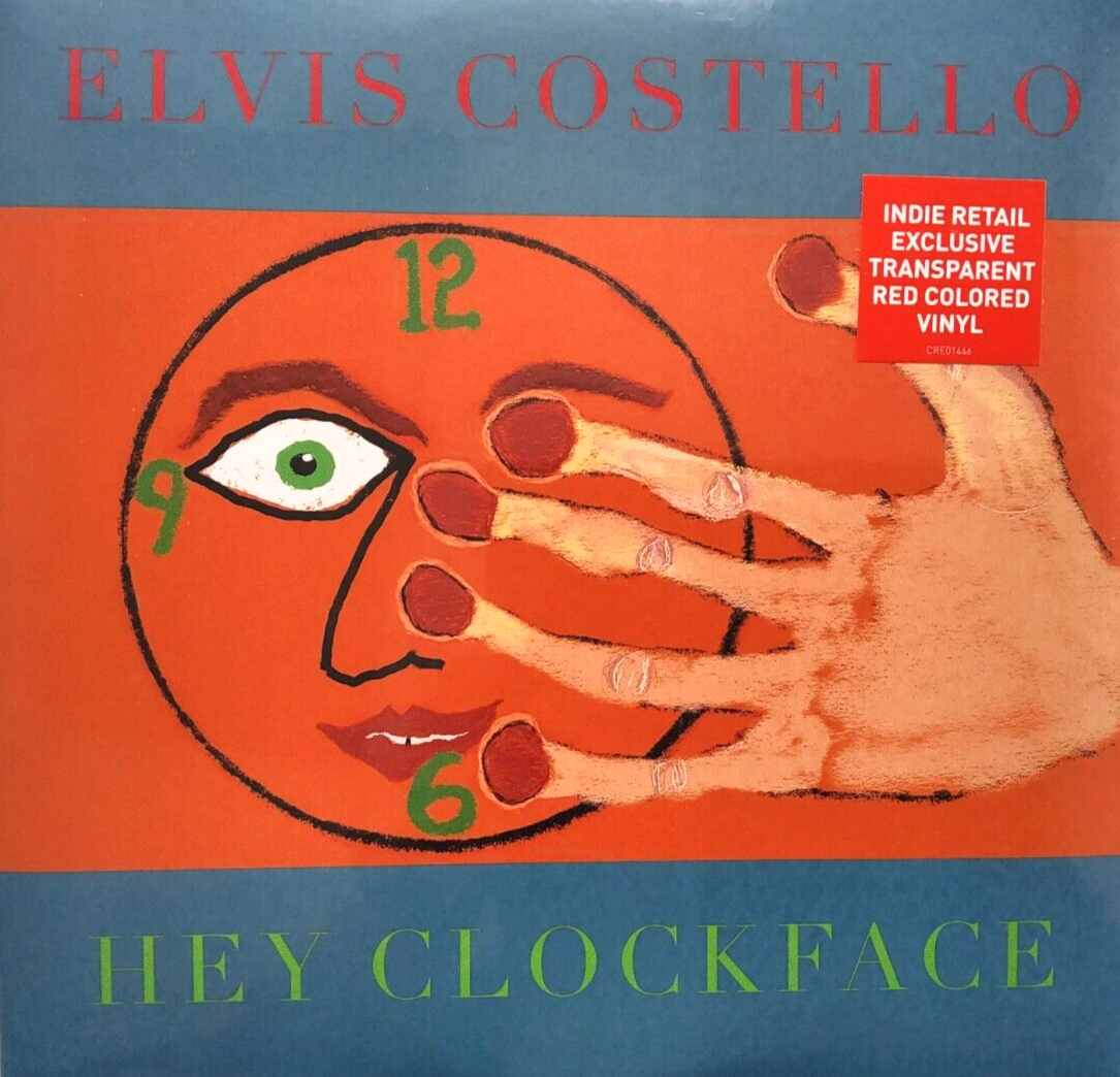 Elvis Costello –Hey Clockface Limited edition red  LP Album vinyl record 2020