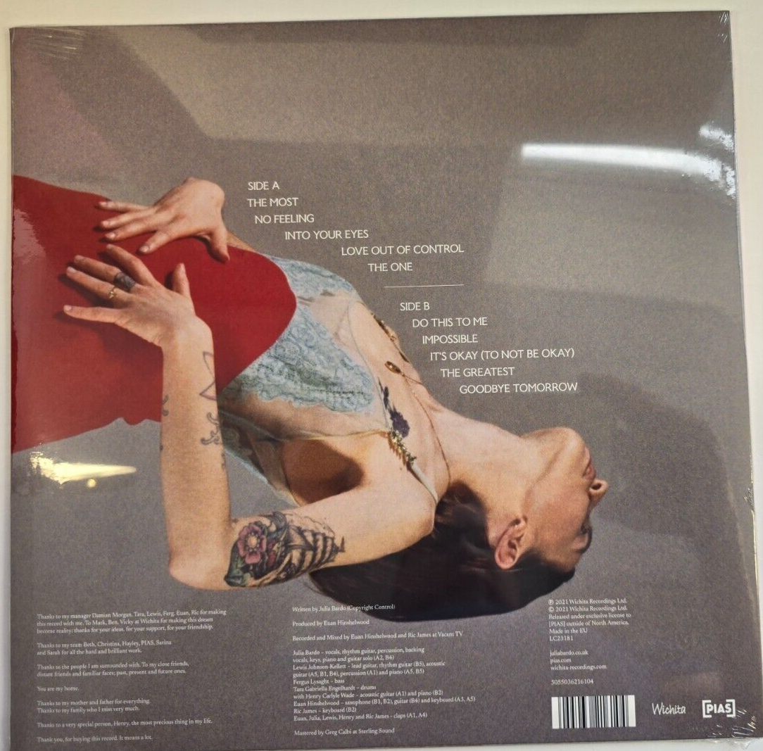 Julia Bardo – Bauhaus, L'Appartamento LP Album vinyl record limited red 2021