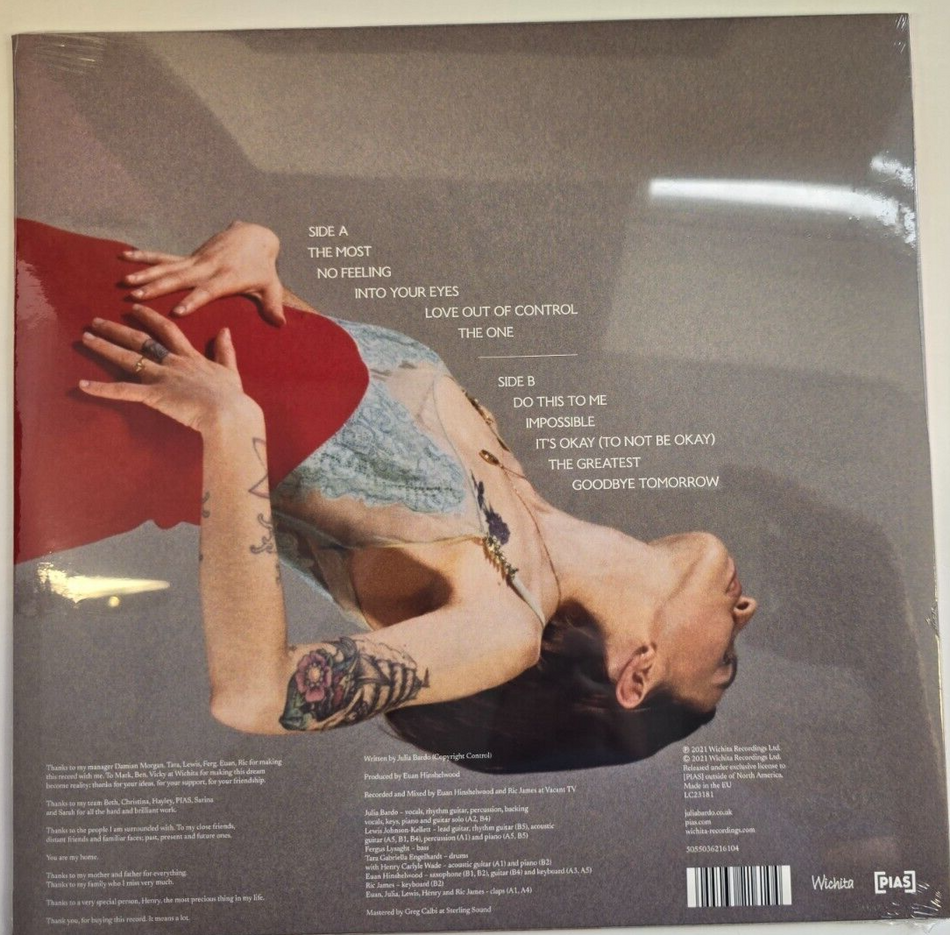 Julia Bardo – Bauhaus, L'Appartamento LP Album vinyl record limited red 2021