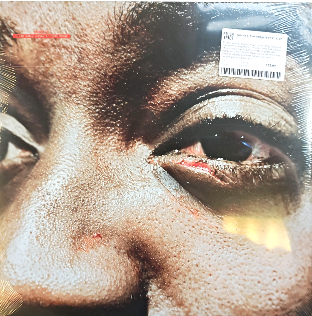 Guvna B – The Village Is On Fire LP Album vinyl record limited Red 2023
