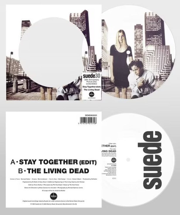 Suede Stay Together 7" Vinyl recird limited Picture Disc RSD 2024 on Demon