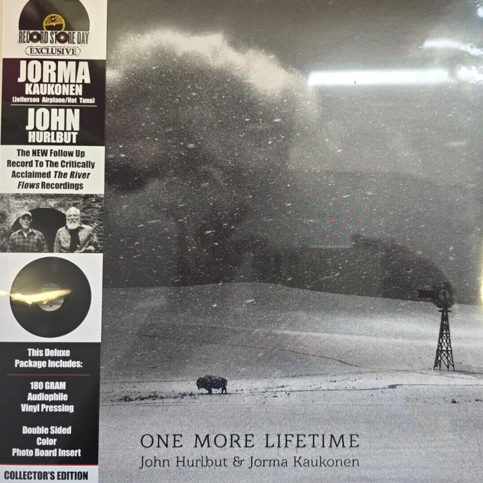 John Hurlbut Jorma Kaukonen – One More Lifetime LP Album vinyl record RSD 2024