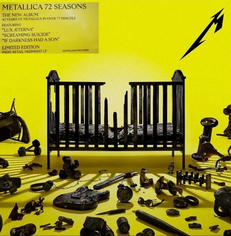 Metallica 72 Seasons LP Album vinyl record Limited Violet 2023 on Blackened 180g