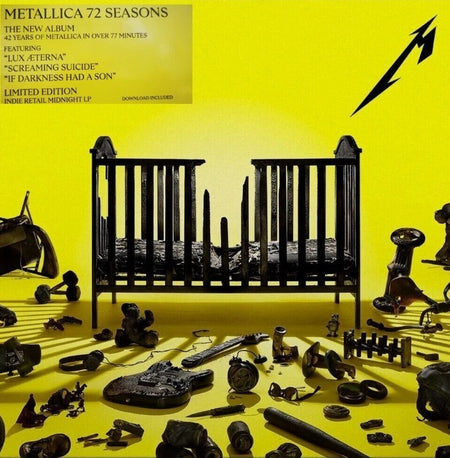 Metallica 72 Seasons LP Album vinyl record Limited Violet 2023 on Blackened 180g