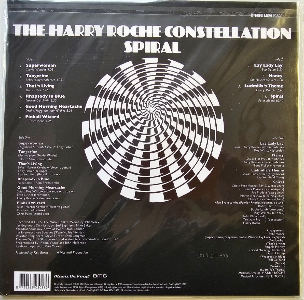 The Harry Roche Constellation Spiral limited numbered LP Album vinyl record