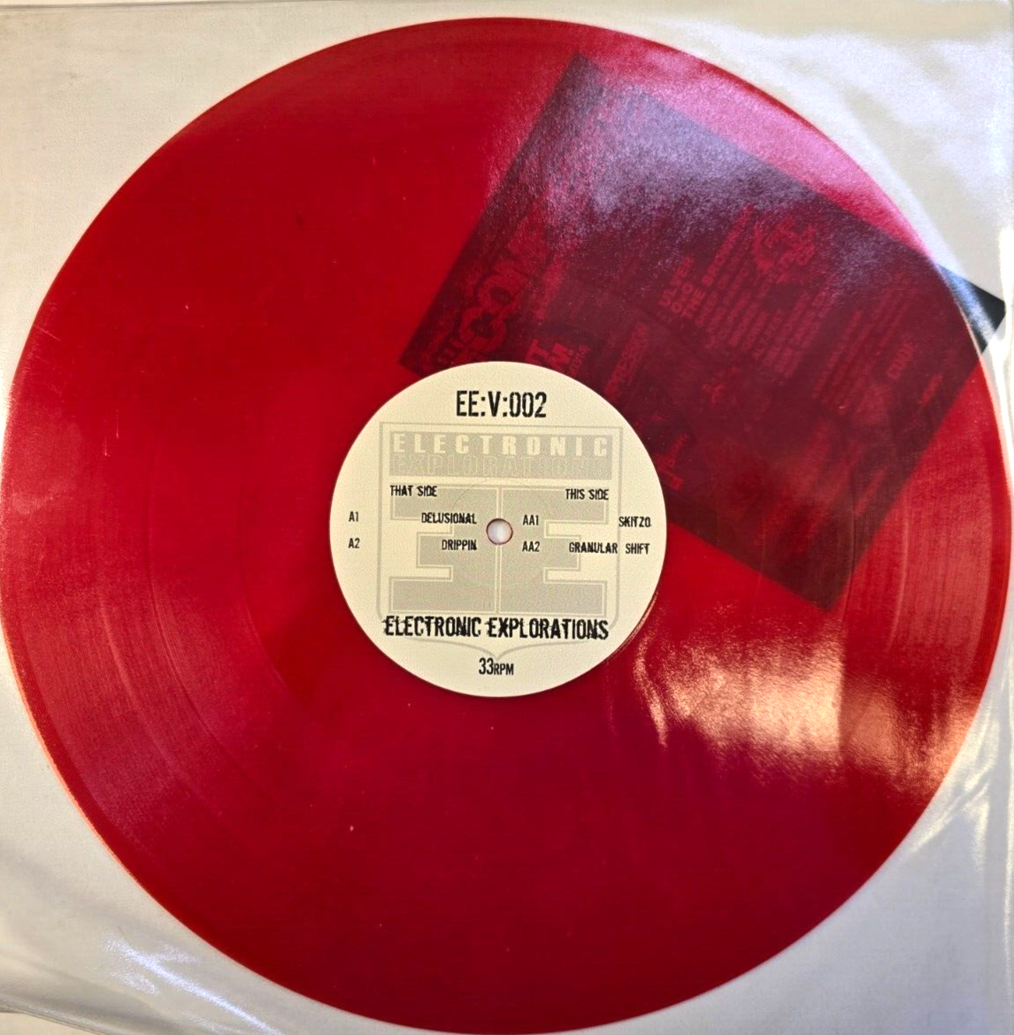 DeFeKT – Transmuter EP  12" Vinyl record 2013 electro techno limited red