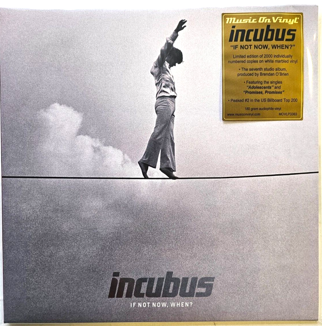 Incubus If Not Now, When? Limited white numbered LP Album vinyl record 2023 NEW