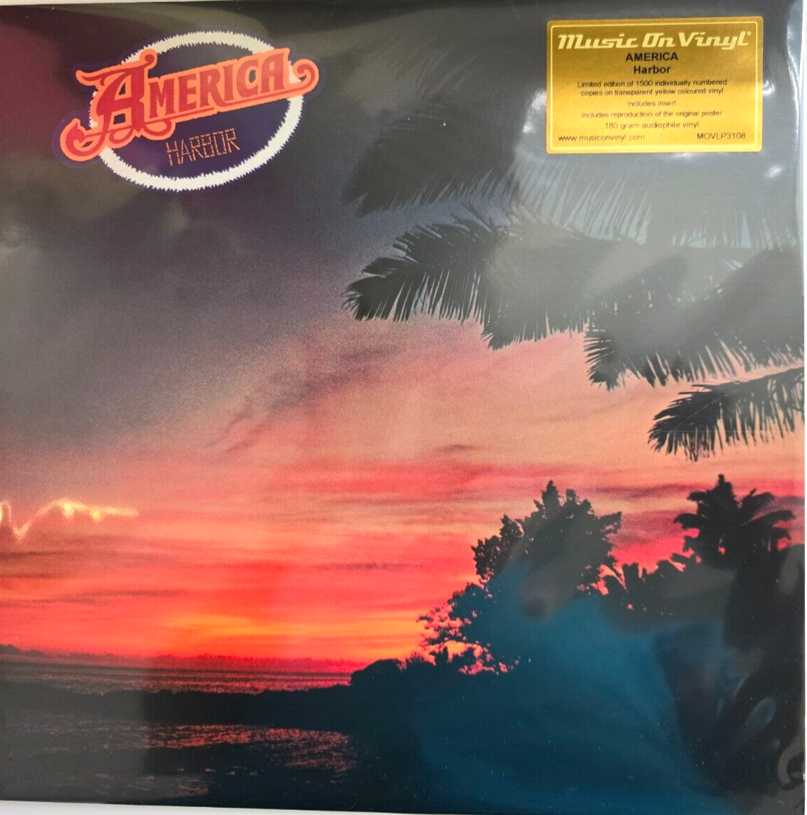 America Harbor  LP Album vinyl record  limited yellow numbered reissue 180g 2022